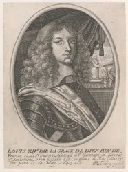 Ritratto di Luigi XIV (Louis XIV par la Grace de Dieu Roy de France et de Navarre)