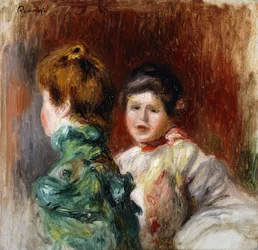 Schizzo delle teste di due donne, 1895