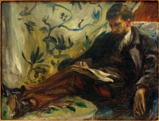 Ritratto di Edmond Maître sul divano