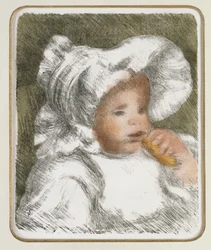 Bambino con biscotto, c.1888-89
