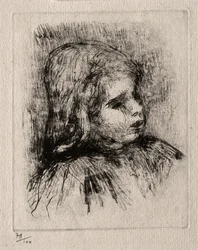 Claude Renoir, di tre quarti a destra