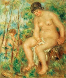 La bagnante
