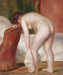 Nudo femminile che si asciuga, c.1909