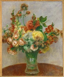 Fiori in vaso (olio su tela)
