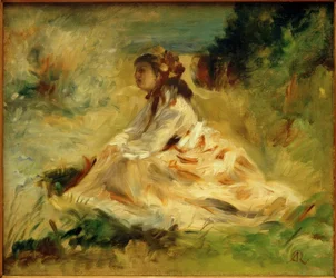Donna in un prato (Lise Tréhot)