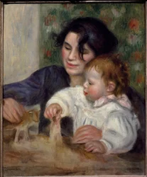 Gabrielle e Jean - Ritratto del figlio del pittore, Jean Renoir