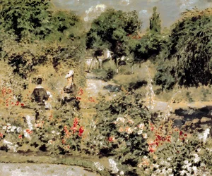 Giardino di Fontenay-aux-Roses, 1873-74 circa (olio su tela)