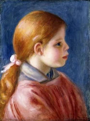 Testa di una giovane ragazza, 1888
