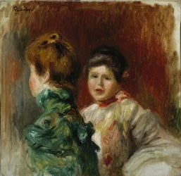 Teste di due donne, c.1895