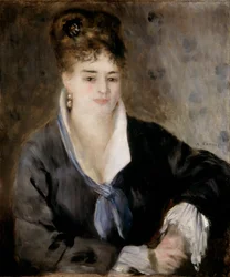 Signora in nero, 1876.