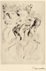 Le Chapeau Epignele, fissare il cappello, c1894