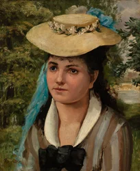 Lise con cappello di paglia