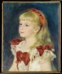Mademoiselle Grimprel con il nastro rosso