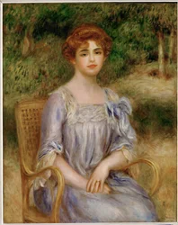 Mme Gaston Bernheim de Villiers, nata Suzanne Adler (olio su tela)
