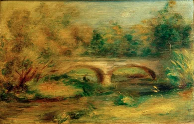 Paesaggio con un ponte