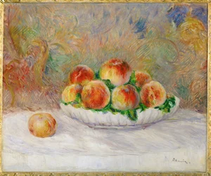 Peches (olio su tela)