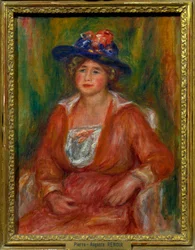 Ritratto di donna seduta, dipinto di Pierre Auguste Renoir