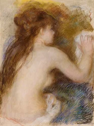 Veduta posteriore di una donna nuda, circa 1879