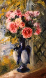 Rose in un vaso blu, 1892