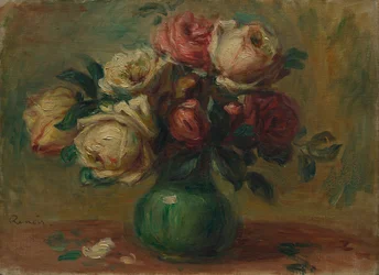 Rose in un vaso, c. 1890
