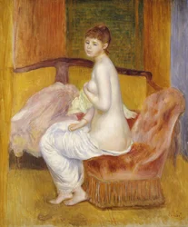 Nudo seduto, riposo, 1885