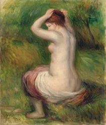 Nudo seduto