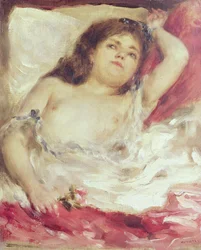 Donna seminuda a letto: La rosa, prima del 1872