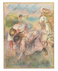 Il gioco della palla, 1892-1900 circa (pastello su carta)