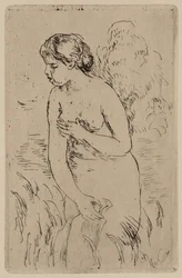 La bagnante, 1890 circa (acquaforte su carta)
