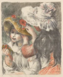 Il cappello appuntato con fiori Le Chapeau Épinglé, 1898
