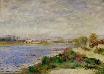 La Senna vicino ad Argenteuil (olio su tela)