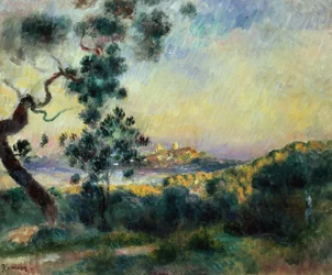 Vista su Antibes
