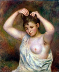 Donna che si sistema i capelli, 1887