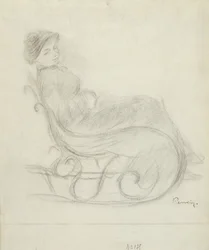 Donna seduta su una sedia (recto); Donna su una sedia, vista da dietro (verso)