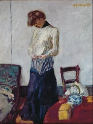 Una donna che si spoglia