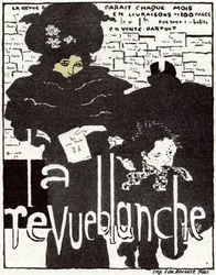Art. La Revue Blanche. Poster di Pierre Bonnard, Francia