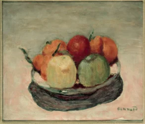 Piatto di frutta o Le mele