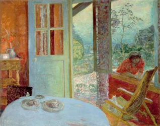 La sala da pranzo in campagna