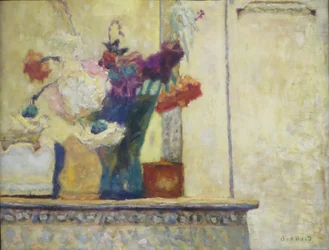 Fiori su una mensola
