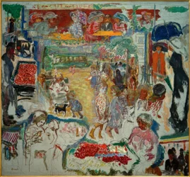 Grande decorazione, scena di strada