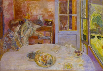 La sala da pranzo, Vernon, ca. 1925