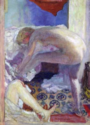Grande nudo blu