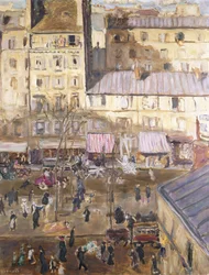 Le Boulevard Exterieur: Boulevard de Clichy e Angolo di Rue de Douai, c.1904