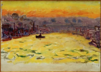 Il porto, tramonto