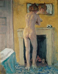 Nu Devant la Cheminee (olio su tela)