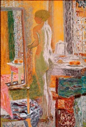 Nudo davanti allo specchio