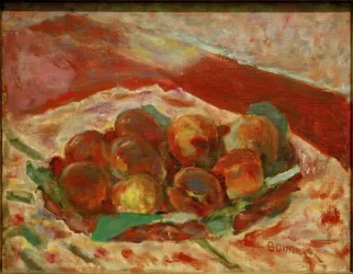 Cesto di pesche
