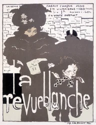 Manifesto per La Revue blanche (illustrazione di Pierre Bonnard)