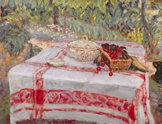 Natura morta con tovaglia, circa 1914