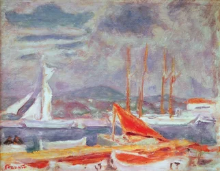 Il porto di St. Tropez, c.1914